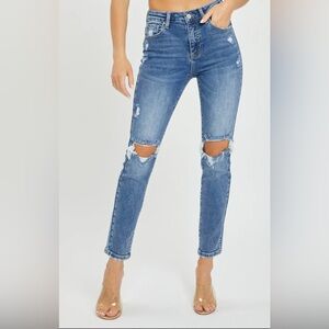 Risen skinny jeans
